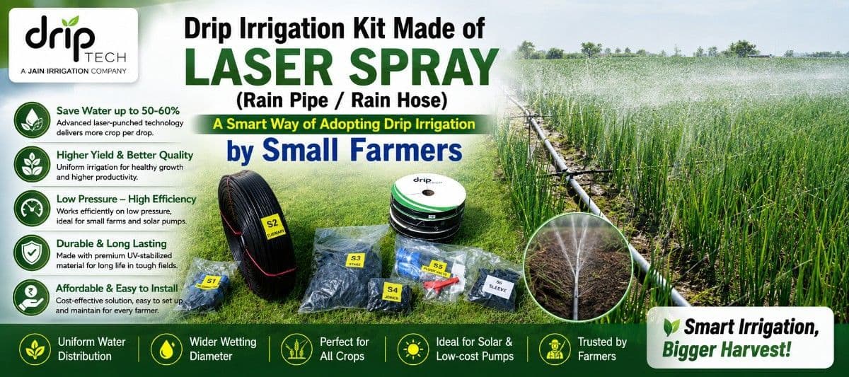 Rain Pipe Irrigation Kit for Small Farmers