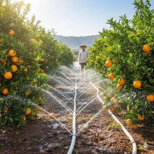 Rain Pipe & Rain Hose Keep Crops Cool | Driptech