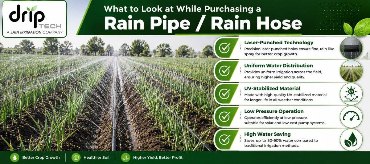 Best Rain Pipe for agriculture